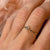 14kt Gold Aquamarine Point Ring