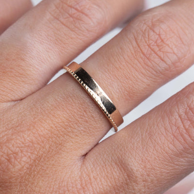 10kt Gold A Tale of Two Band