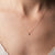 Solid Gold Diamond Daisy Pendant