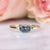 Solid Gold Rainbow Topaz Charmante Ring