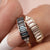 Solid Gold Diamond & Topaz Arch of Dreams Ring