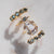 Rose Cut London Blue Topaz Prism Ring