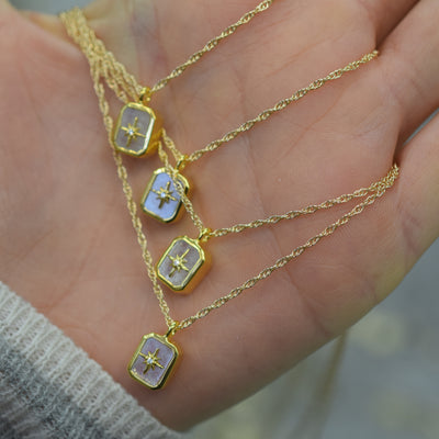 Rainbow Moonstone & Diamond Manifest Your Dreams Pendant